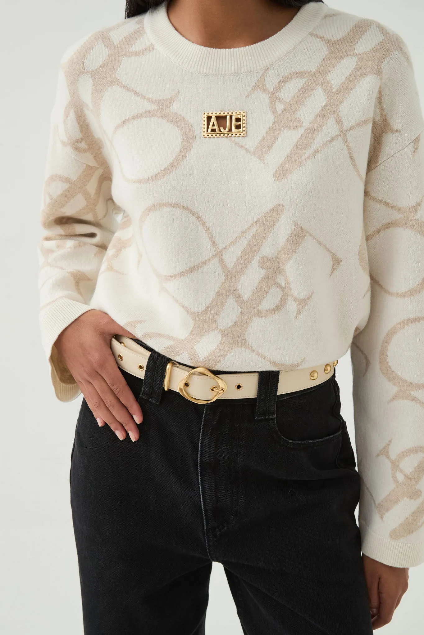 Jovie Logo Knit Jumper