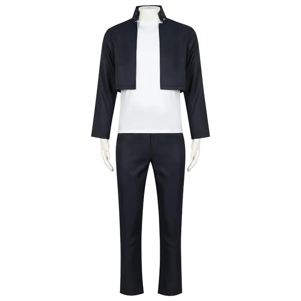 Jujutsu Kaisen Haibara Yuu AnimeAdult Male Black Cosplay Costume Suit