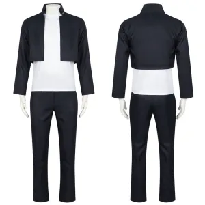 Jujutsu Kaisen Haibara Yuu AnimeAdult Male Black Cosplay Costume Suit
