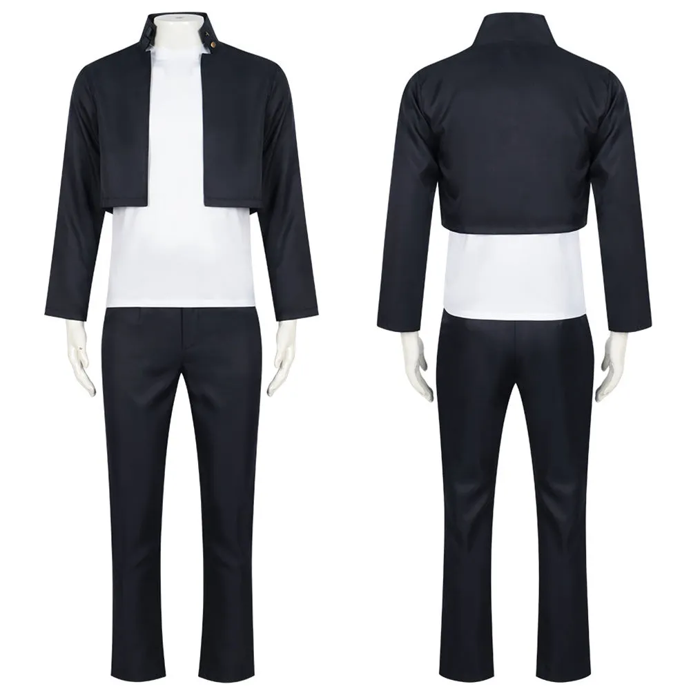Jujutsu Kaisen Haibara Yuu AnimeAdult Male Black Cosplay Costume Suit