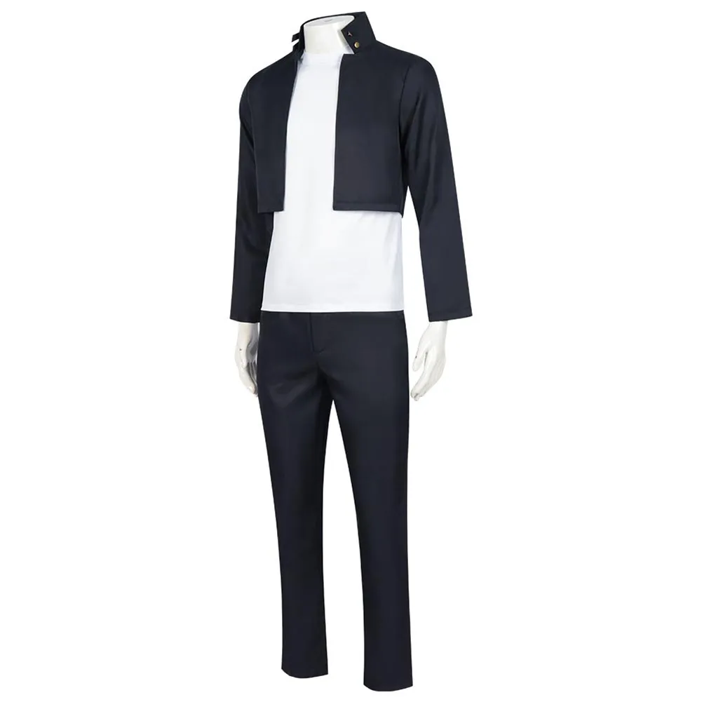 Jujutsu Kaisen Haibara Yuu AnimeAdult Male Black Cosplay Costume Suit