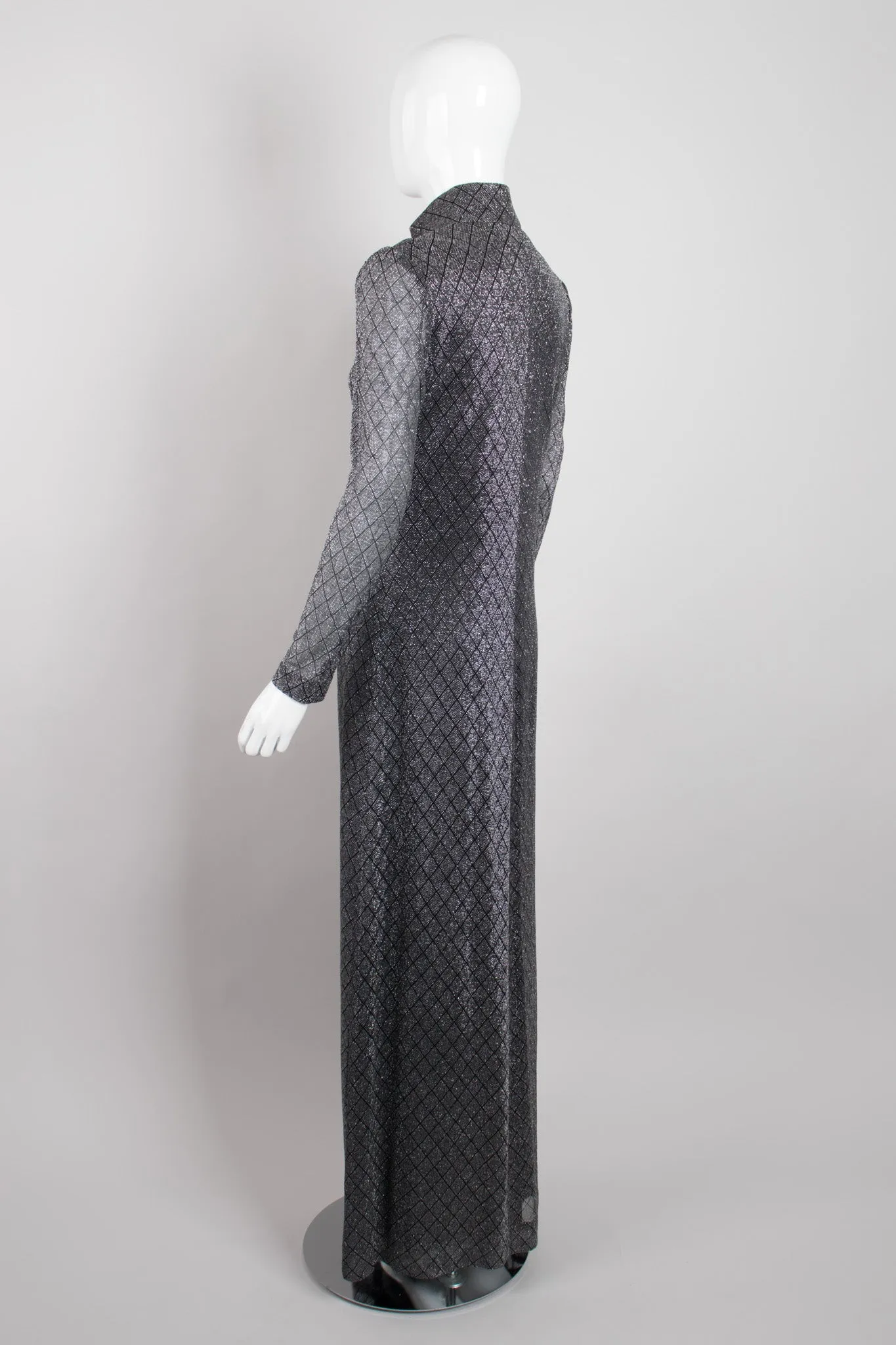 Lamé Diamond Dot Dress