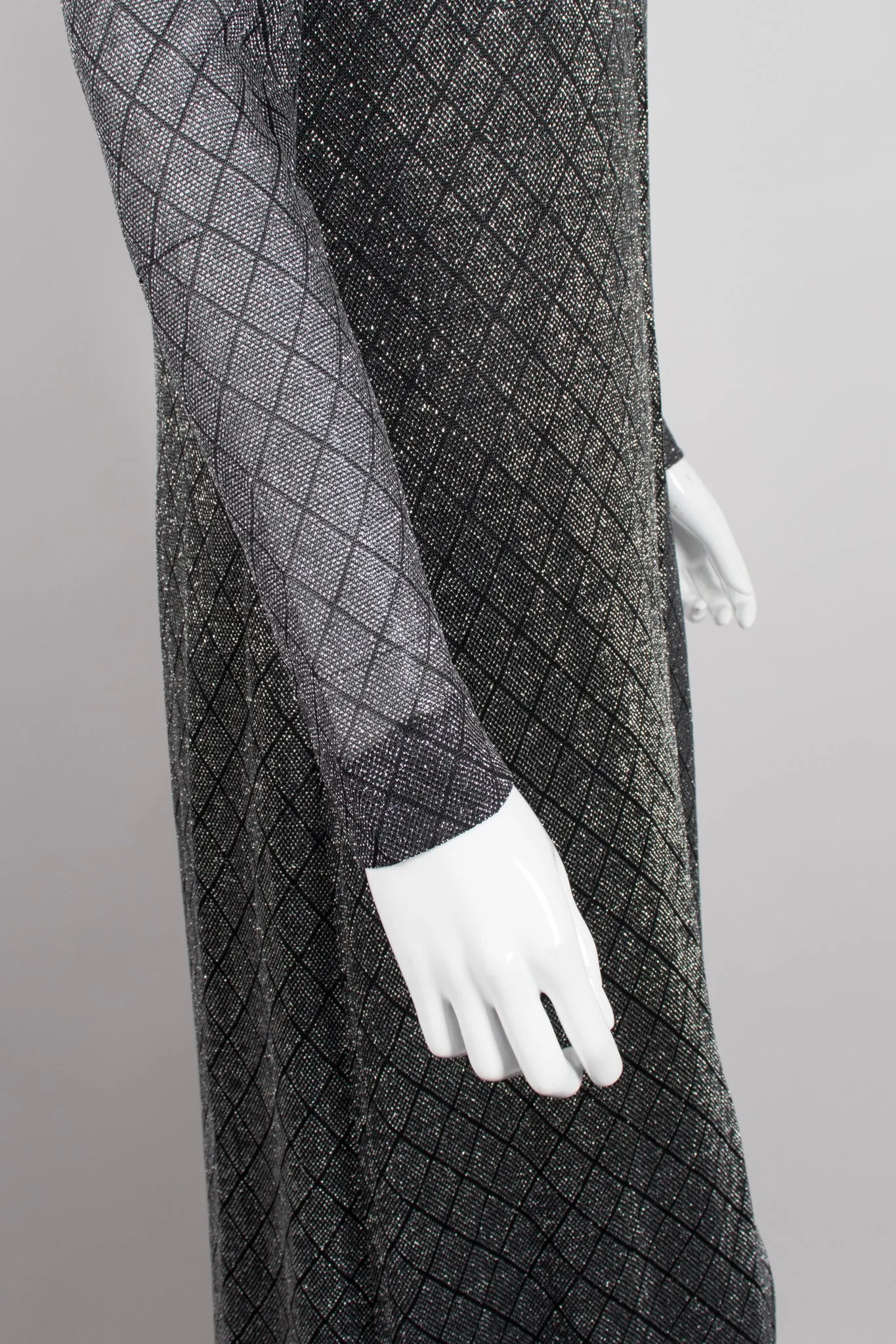 Lamé Diamond Dot Dress