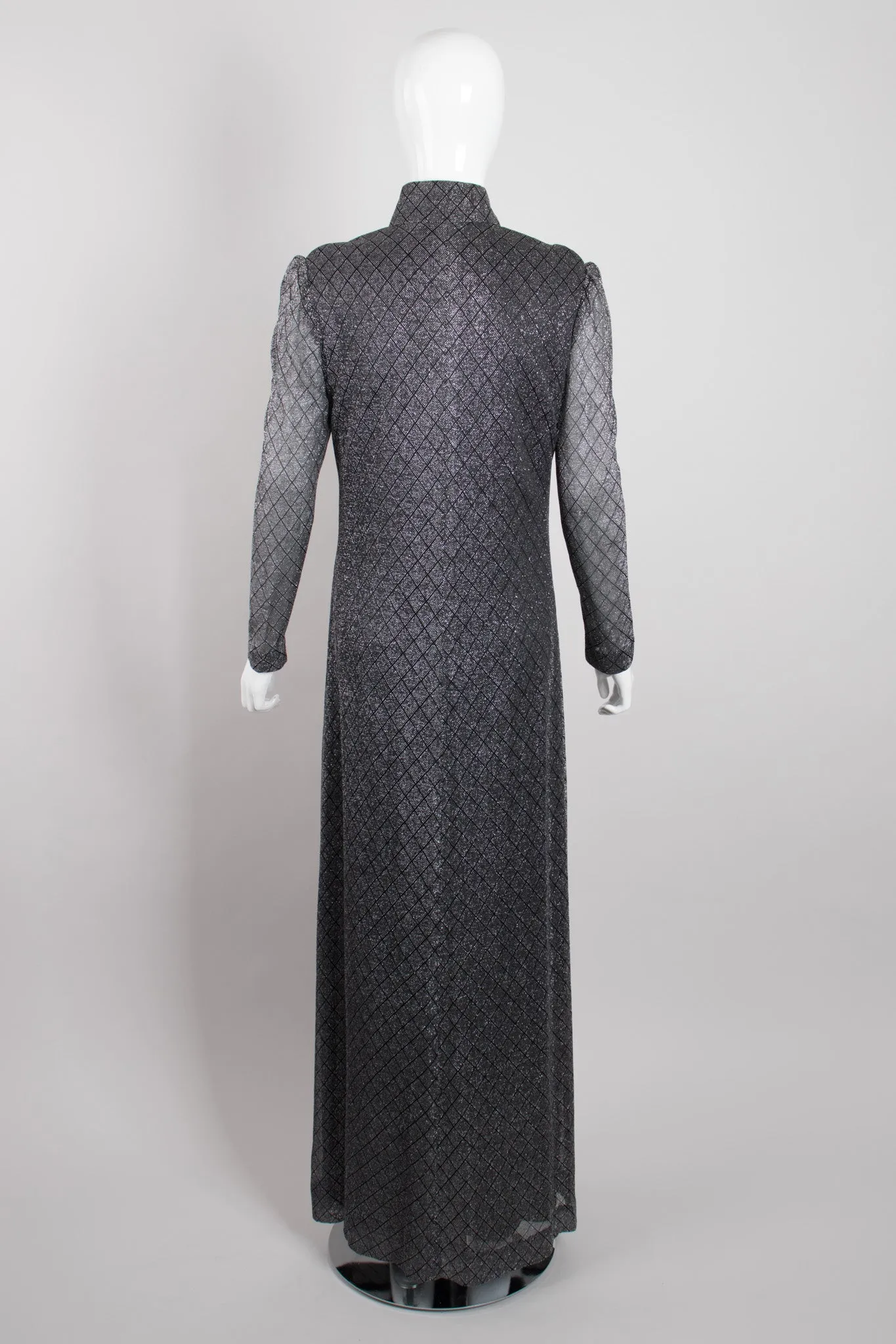 Lamé Diamond Dot Dress