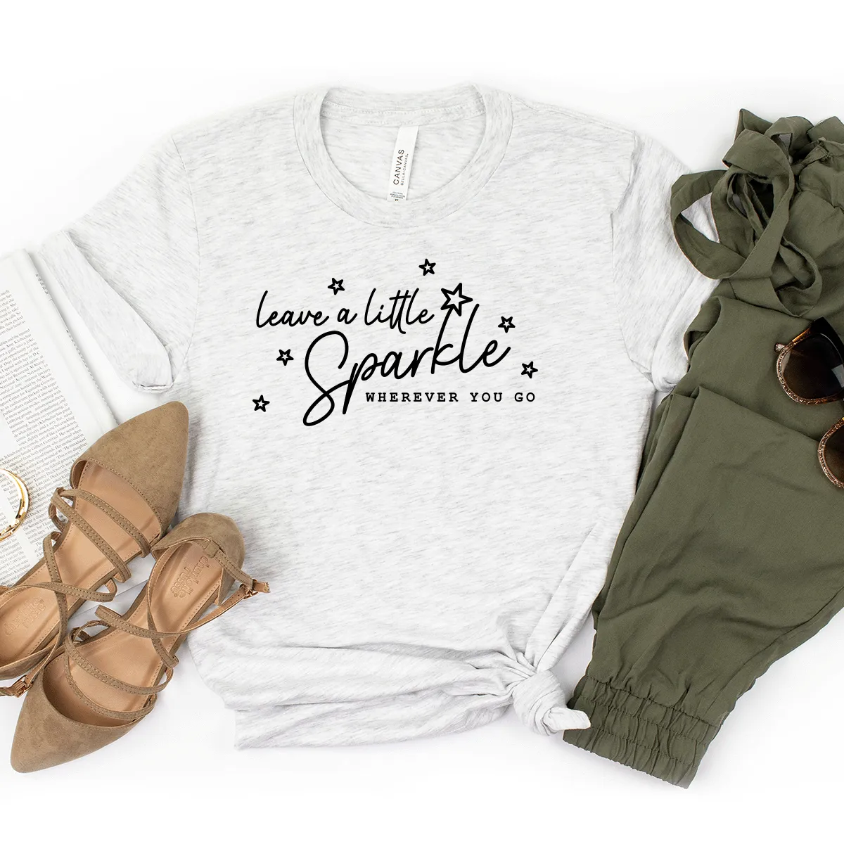 Leave a Little Sparkle Wherever You Go - Bella Canvas Tee