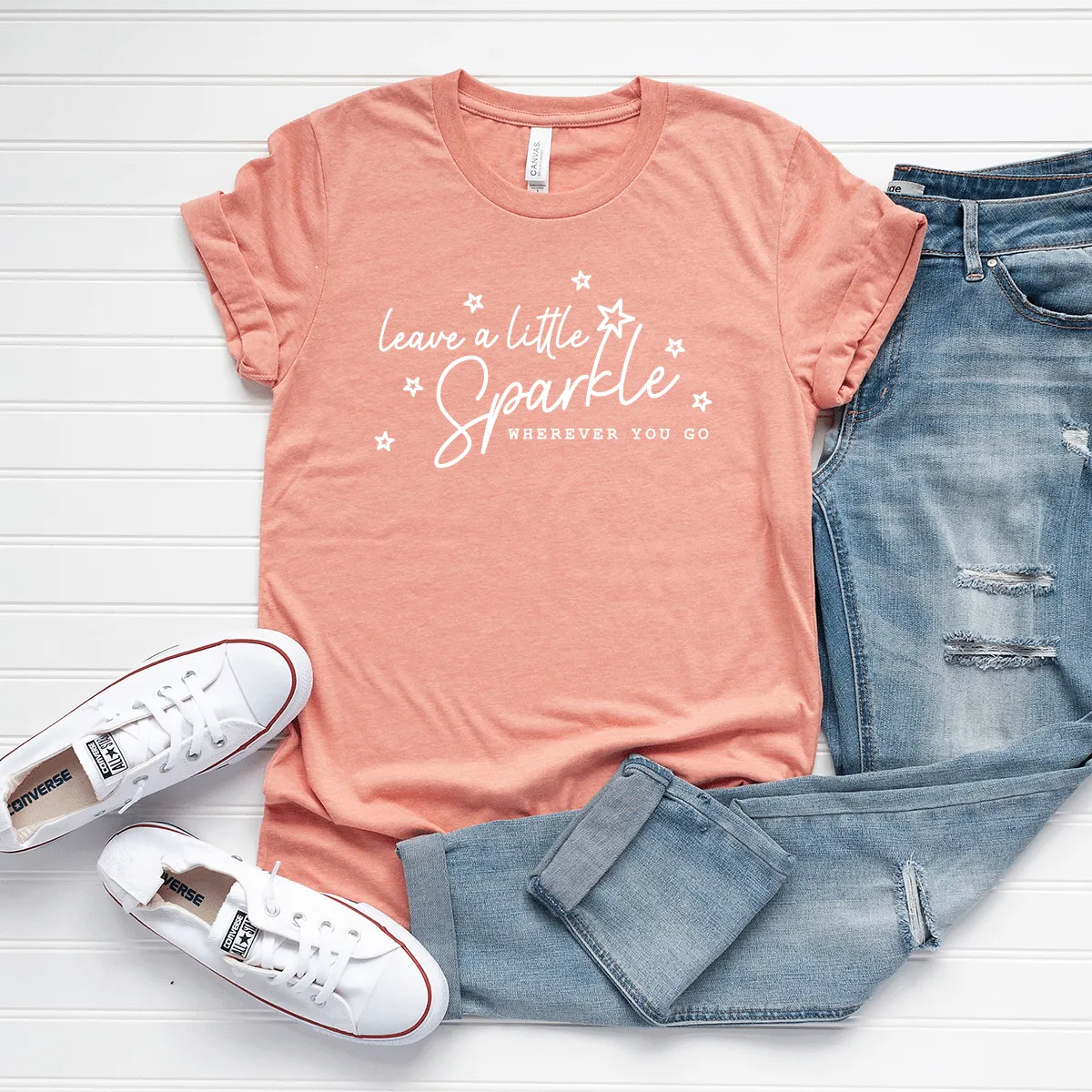 Leave a Little Sparkle Wherever You Go - Bella Canvas Tee