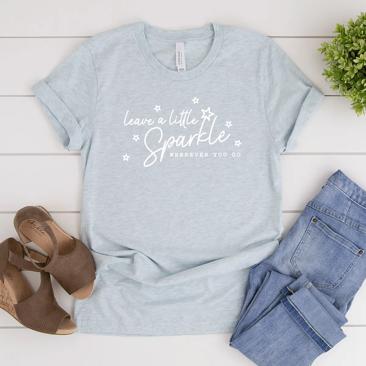 Leave a Little Sparkle Wherever You Go - Bella Canvas Tee