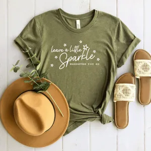 Leave a Little Sparkle Wherever You Go - Bella Canvas Tee
