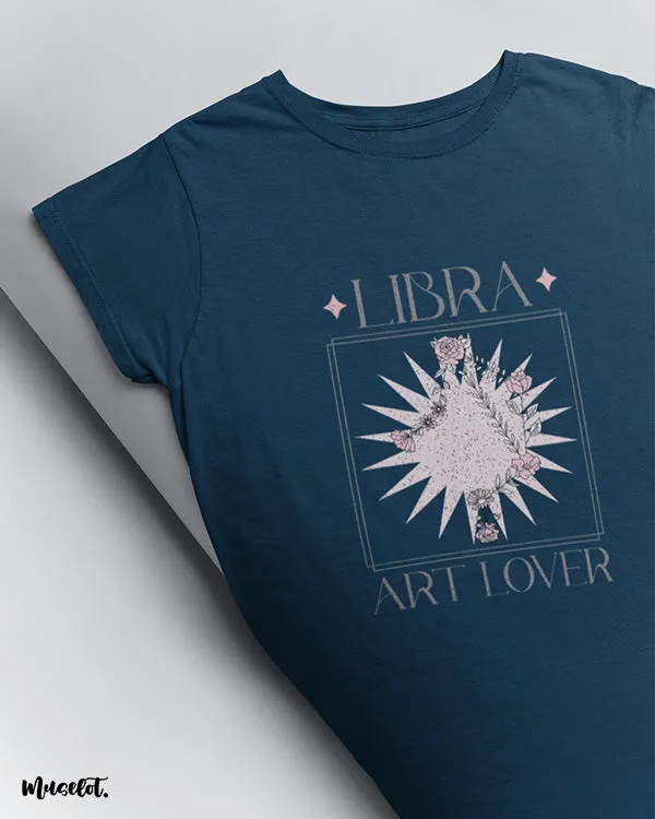 Libra art lover printed t shirts