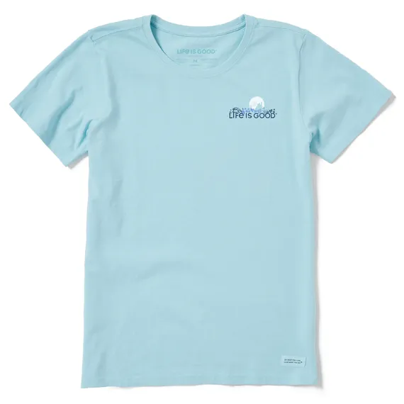 Life Is Good Women's Tee, Beach Blue (Size M)