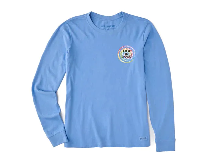 Life Is Good Women's Tee, Cornflower Blue (Size XL)