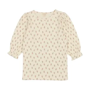 Lil Legs Three Quarter Sleeve T-Shirt - Floral Cluster