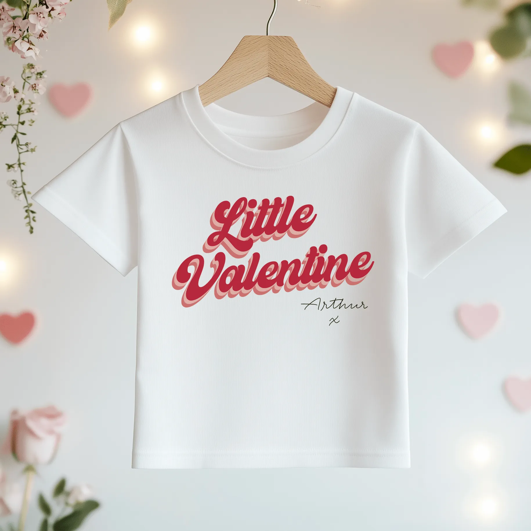 Little Valentine Personalised Toddler & Kids T Shirt