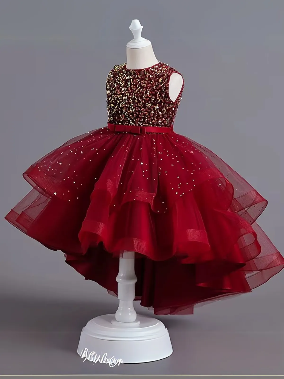 Look At Me Sparkle Sequin Belted Dress