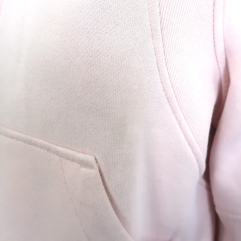Lululemon Scuba Oversized Half-Zip Hoodie Sweatshirt Light Pink Size XS/S
