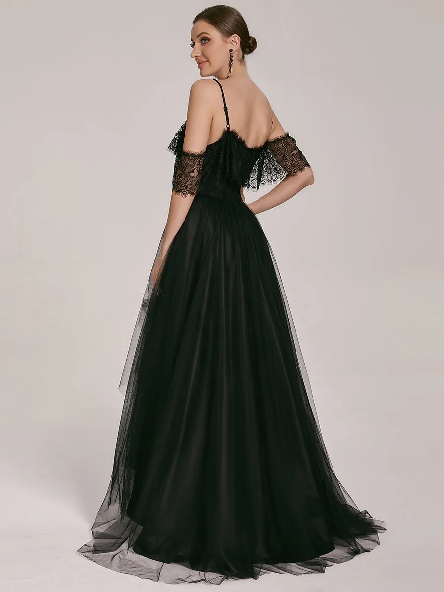 Madeline satin and tulle wedding dress in black Express NZ wide