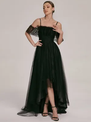 Madeline satin and tulle wedding dress in black Express NZ wide