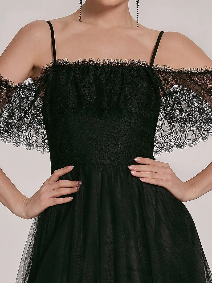 Madeline satin and tulle wedding dress in black Express NZ wide