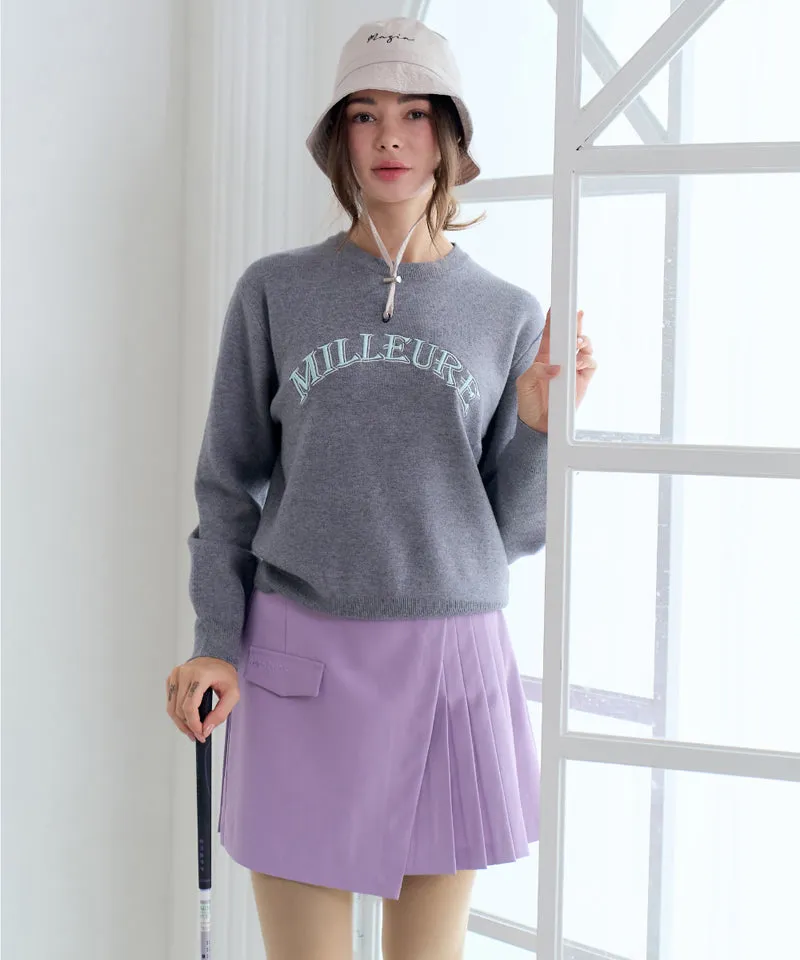 MAGIA Lettering Knit - Gray