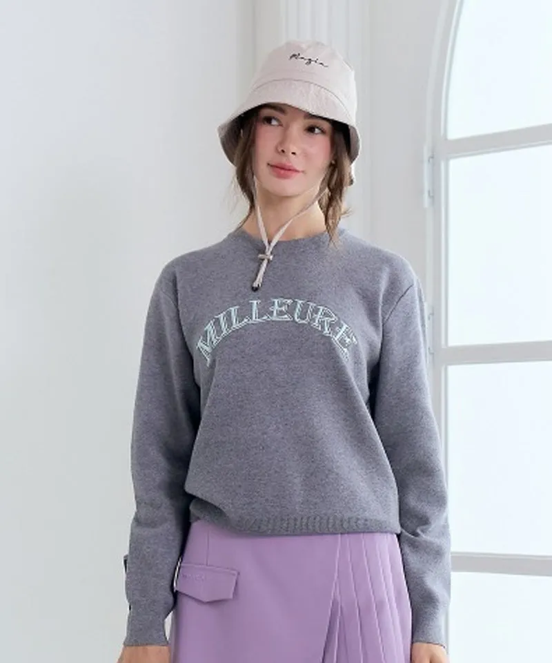 MAGIA Lettering Knit - Gray