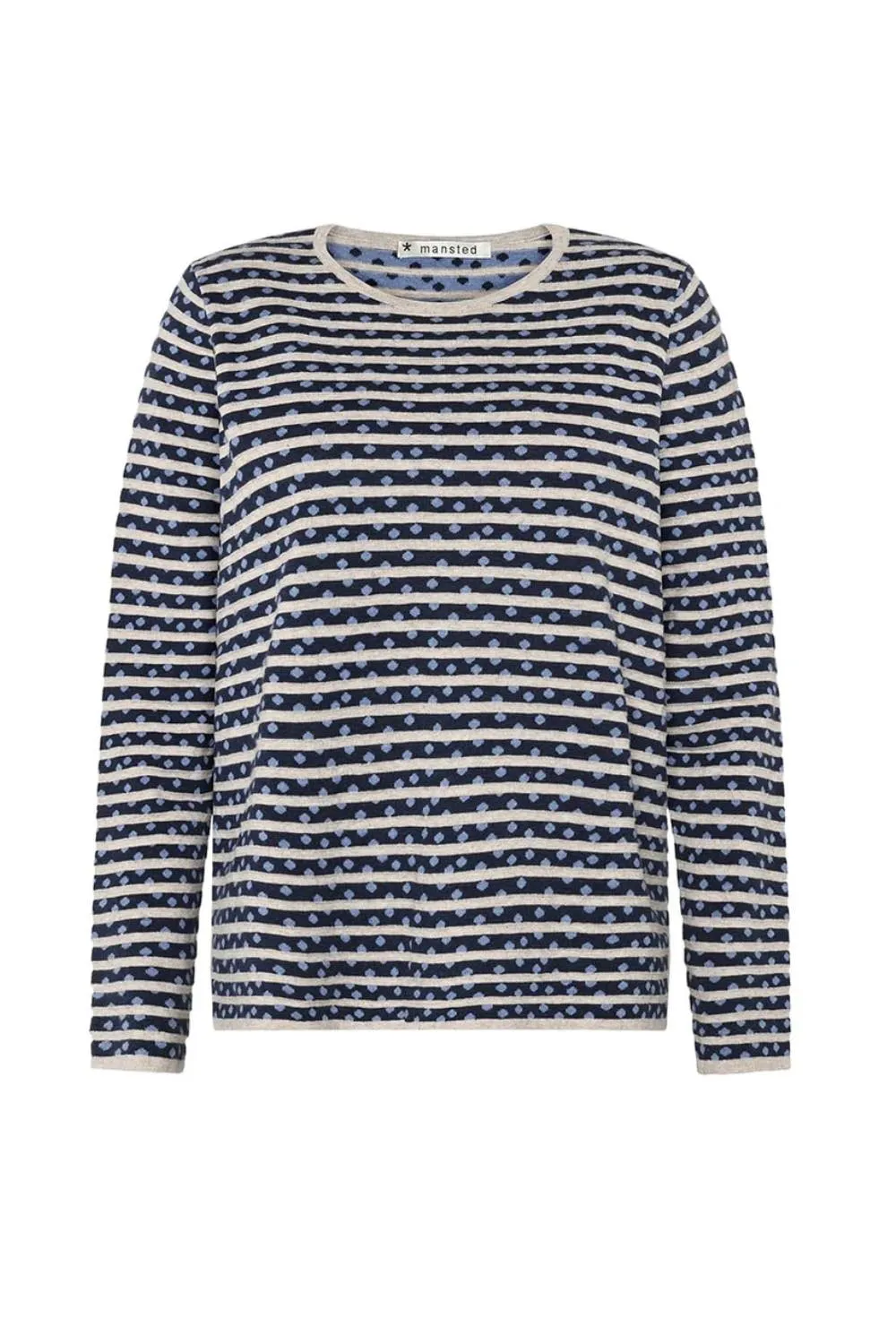Mansted - Women's Fri Dotted Stripe Jumper