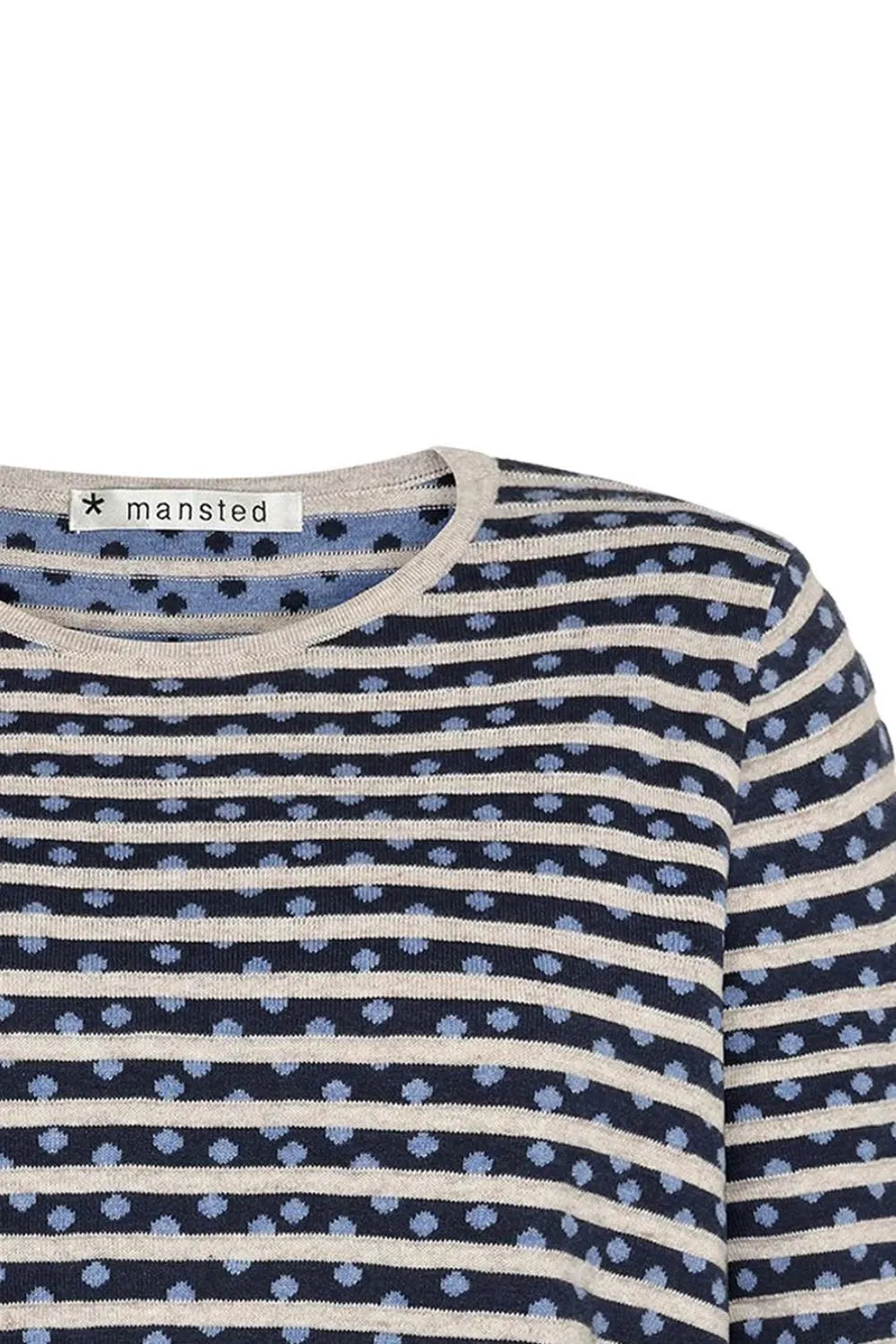 Mansted - Women's Fri Dotted Stripe Jumper