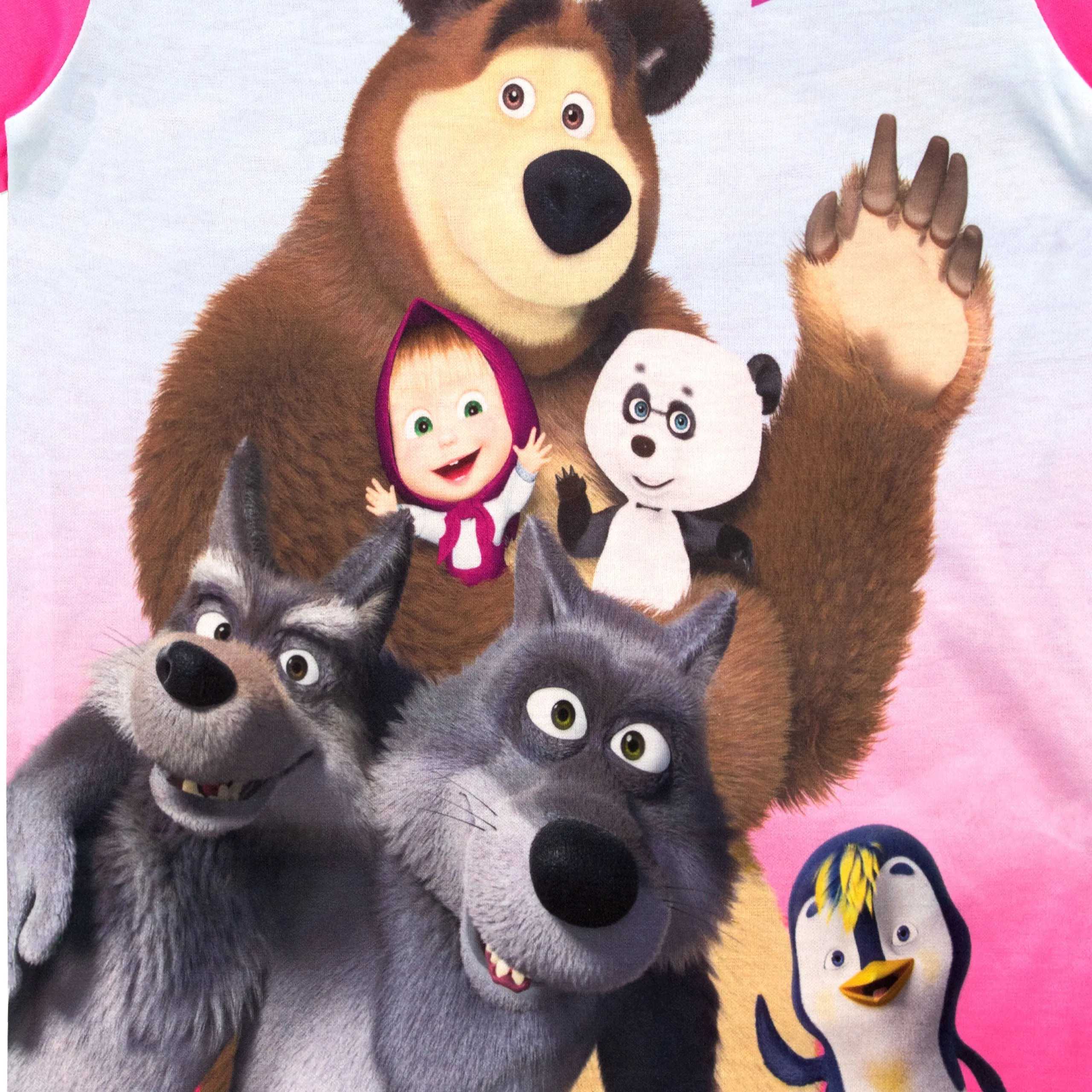 Masha and the Bear Short Pajamas