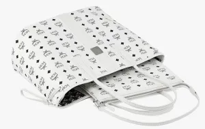 MCM Reversible Liz Shopper in Visetos-MWPCSVI01-White-Medium