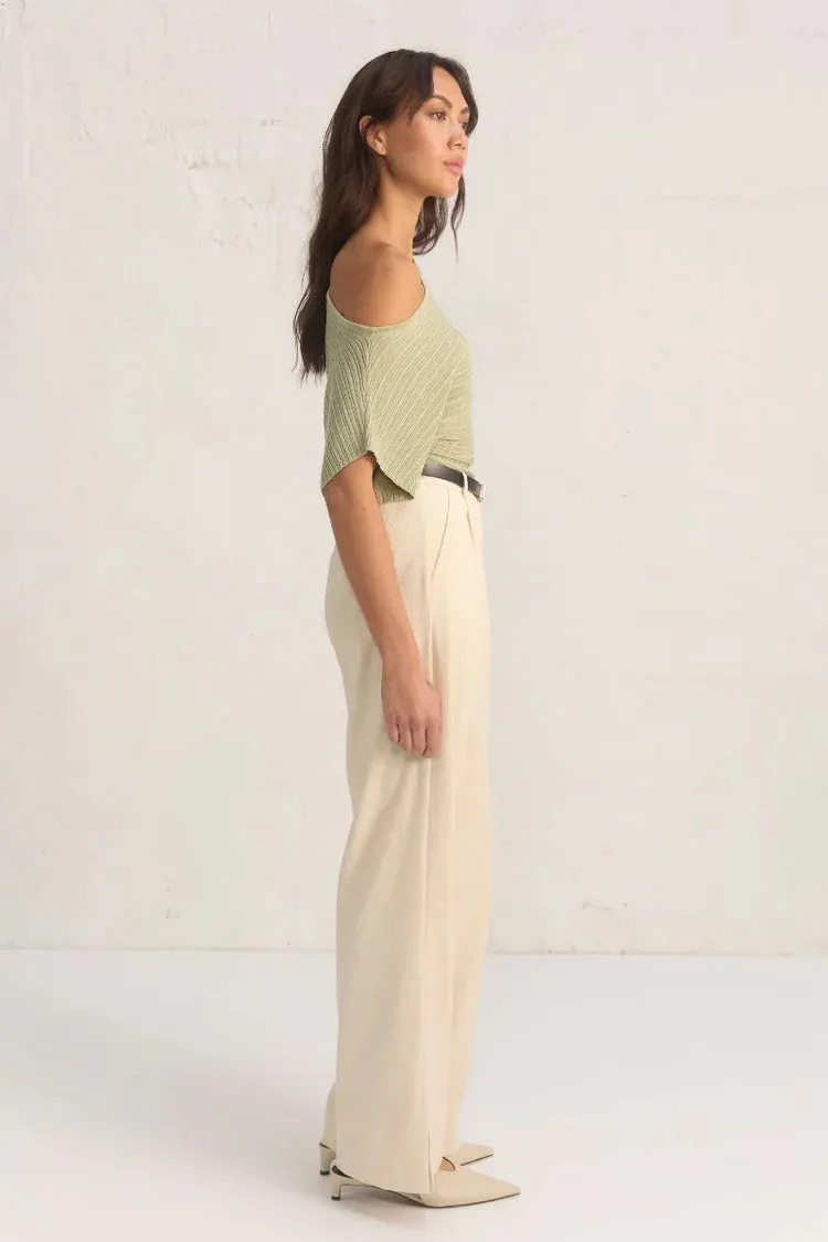 MØN RENN Celest Knit Top - Sage