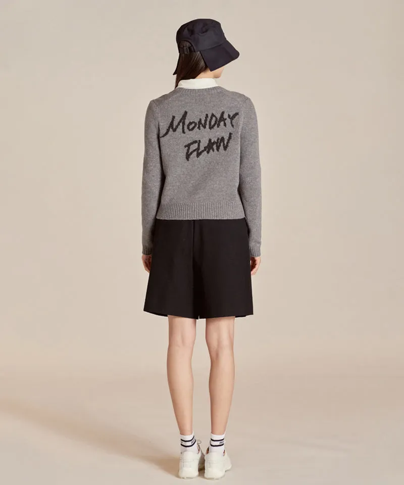 Monday Flow Soft Knit Cardigan - Gray