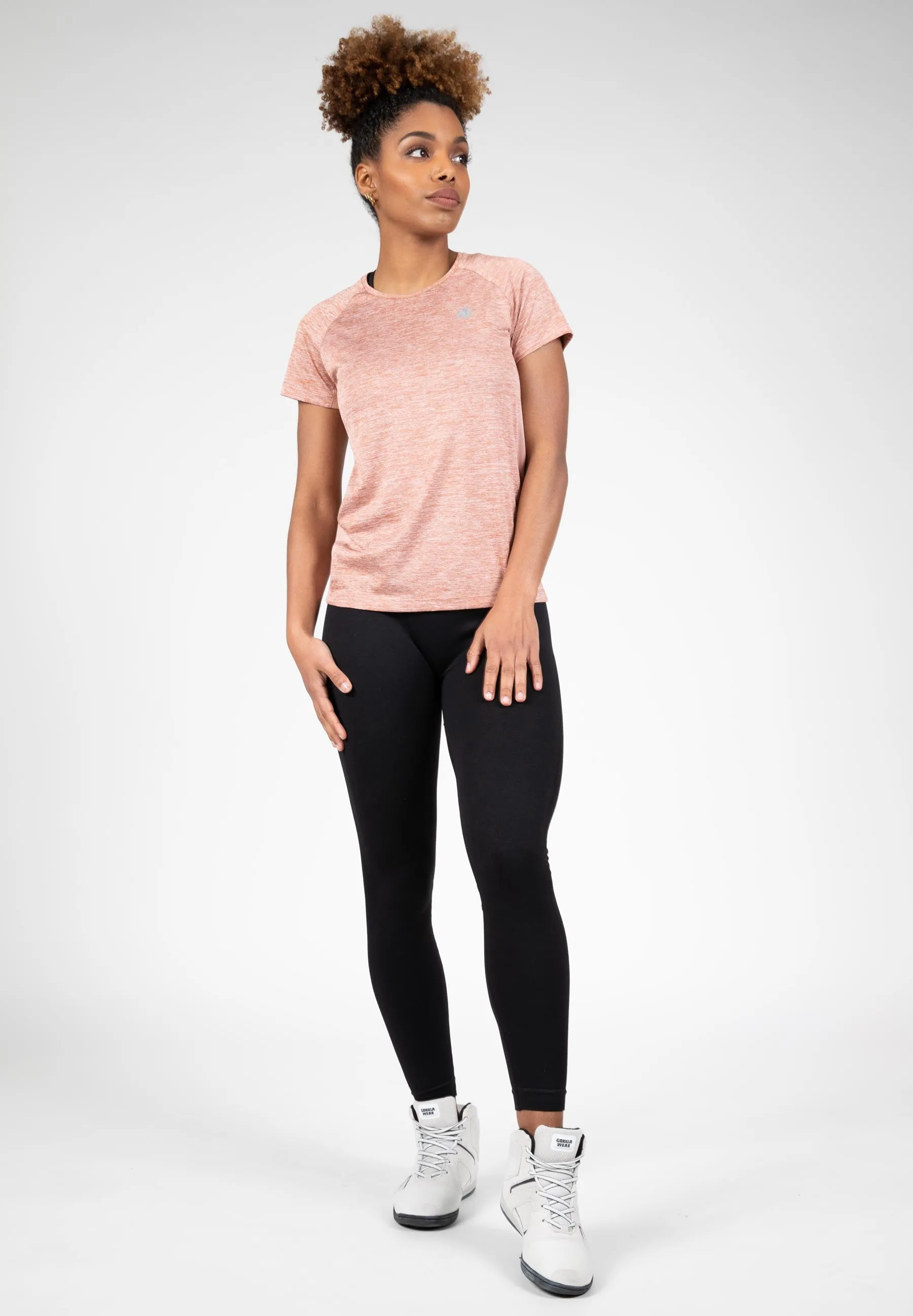 Monetta Performance T-Shirt - Salmon Pink