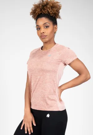 Monetta Performance T-Shirt - Salmon Pink
