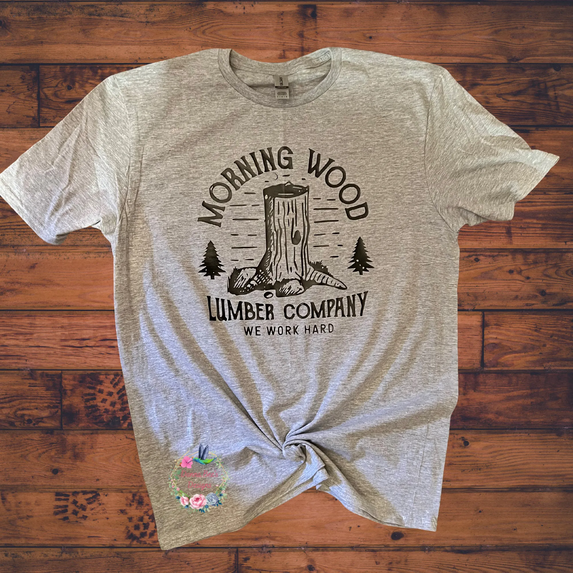 Morning wood tee
