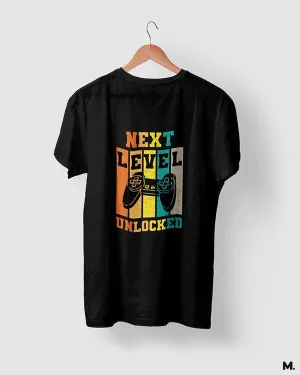 Next level unlocked printed t shirts