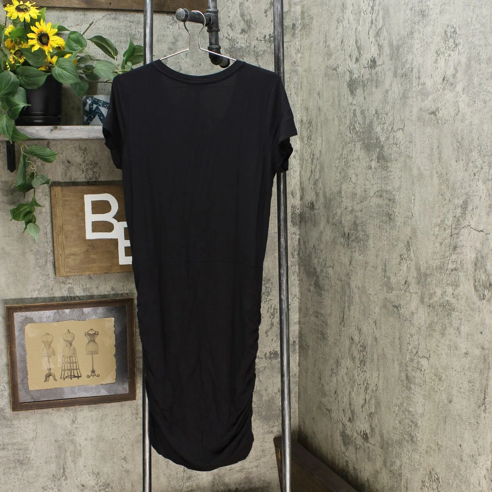 NWT Jessica Simpson Women's Stretch Ruched V-Neck Dress1420391 Large
