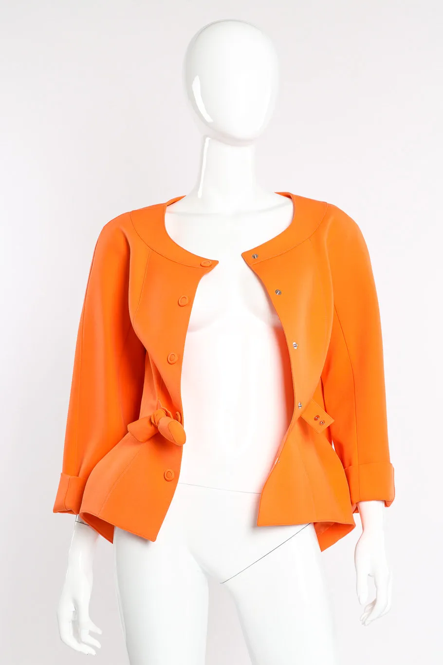 Off Shoulder Bubble Jacket
