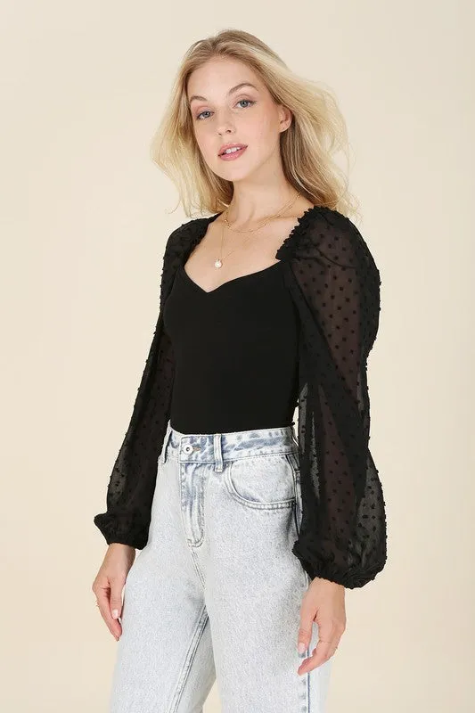 On the dotted line bodysuit
