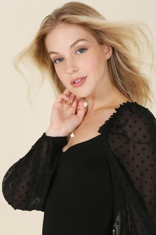 On the dotted line bodysuit