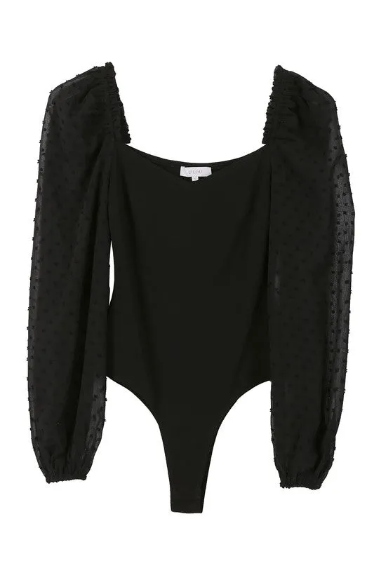 On the dotted line bodysuit