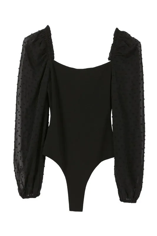 On the dotted line bodysuit