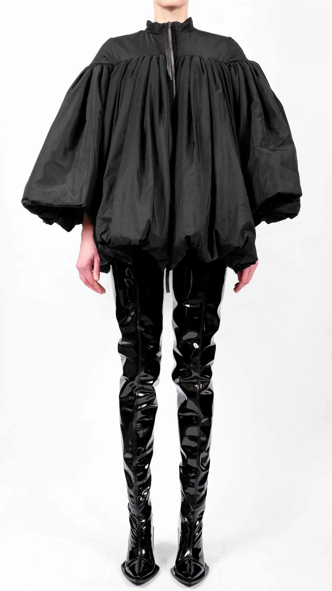 Padded Jacket with Sleeve Detail