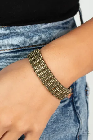Paparazzi The GRIT Factor - Brass Bracelet