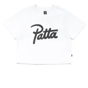 Patta Femme Baby Tee | White