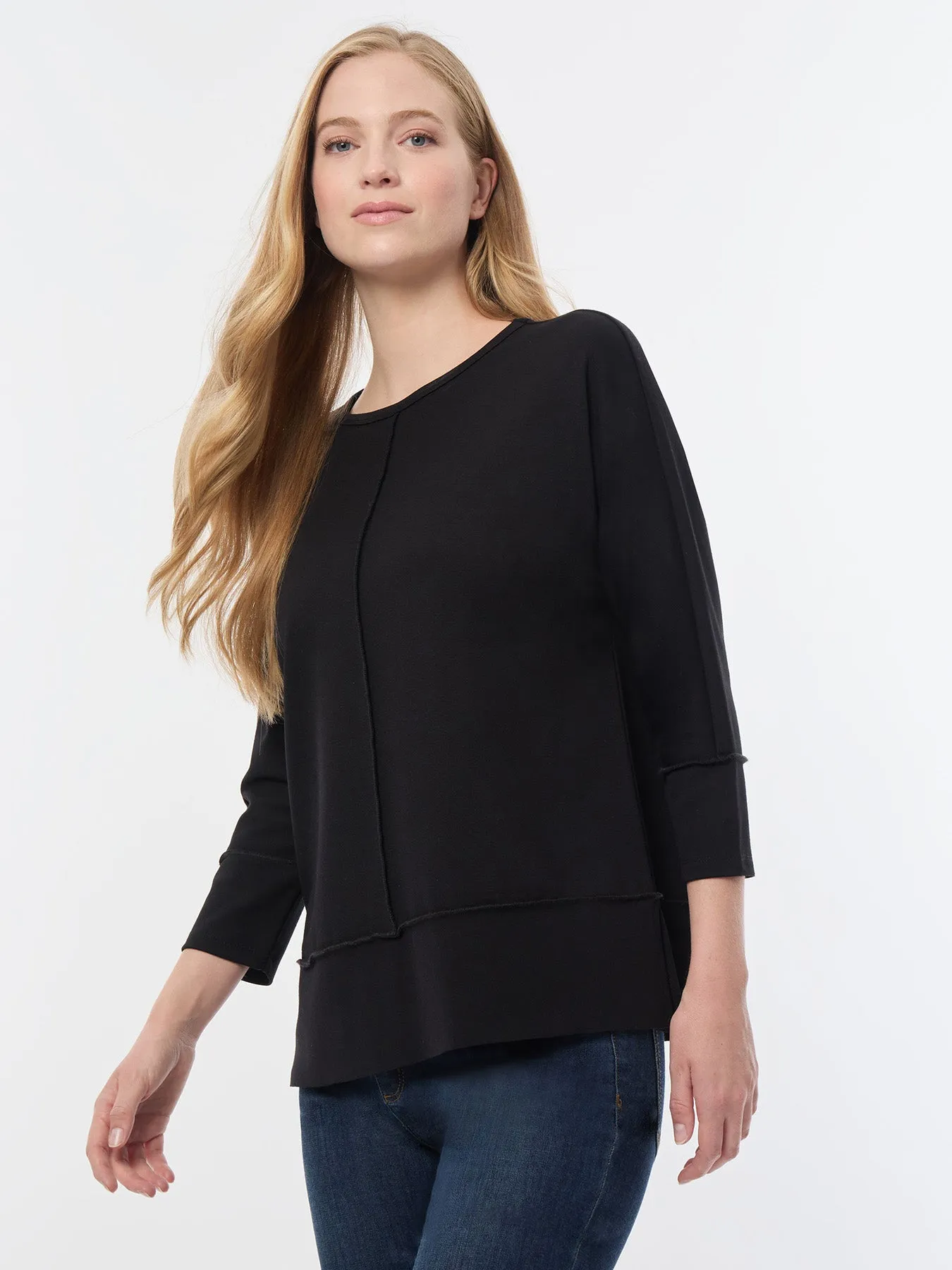 Petite Seam Detail Tunic, Serenity Knit