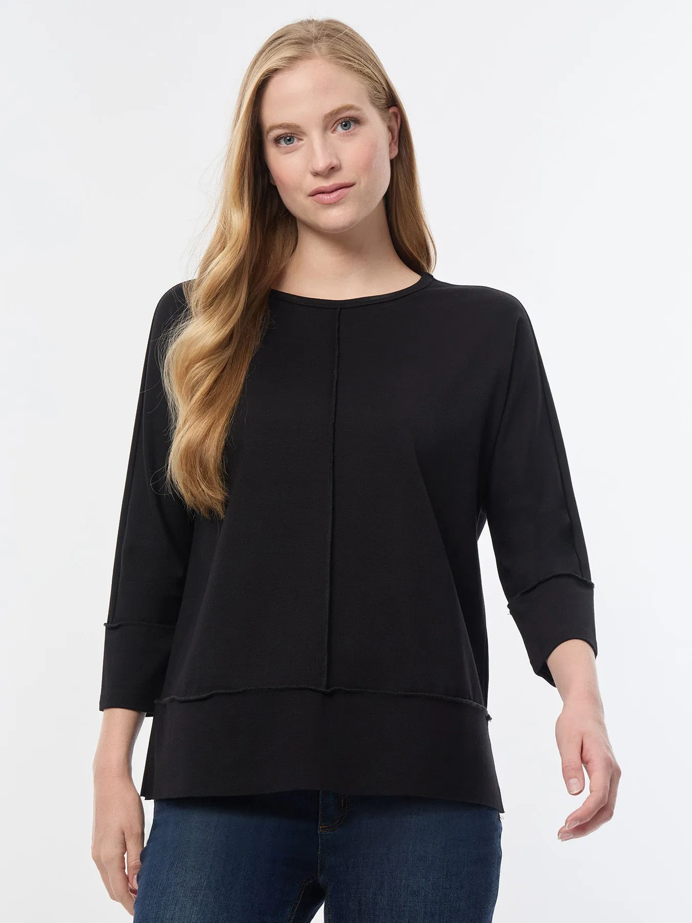 Petite Seam Detail Tunic, Serenity Knit