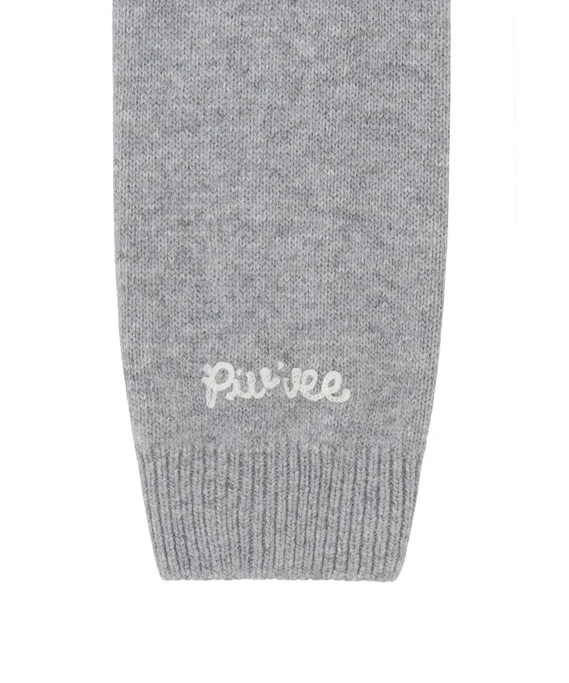 PIV'VEE Cashmere Hoodie - Heather Gray