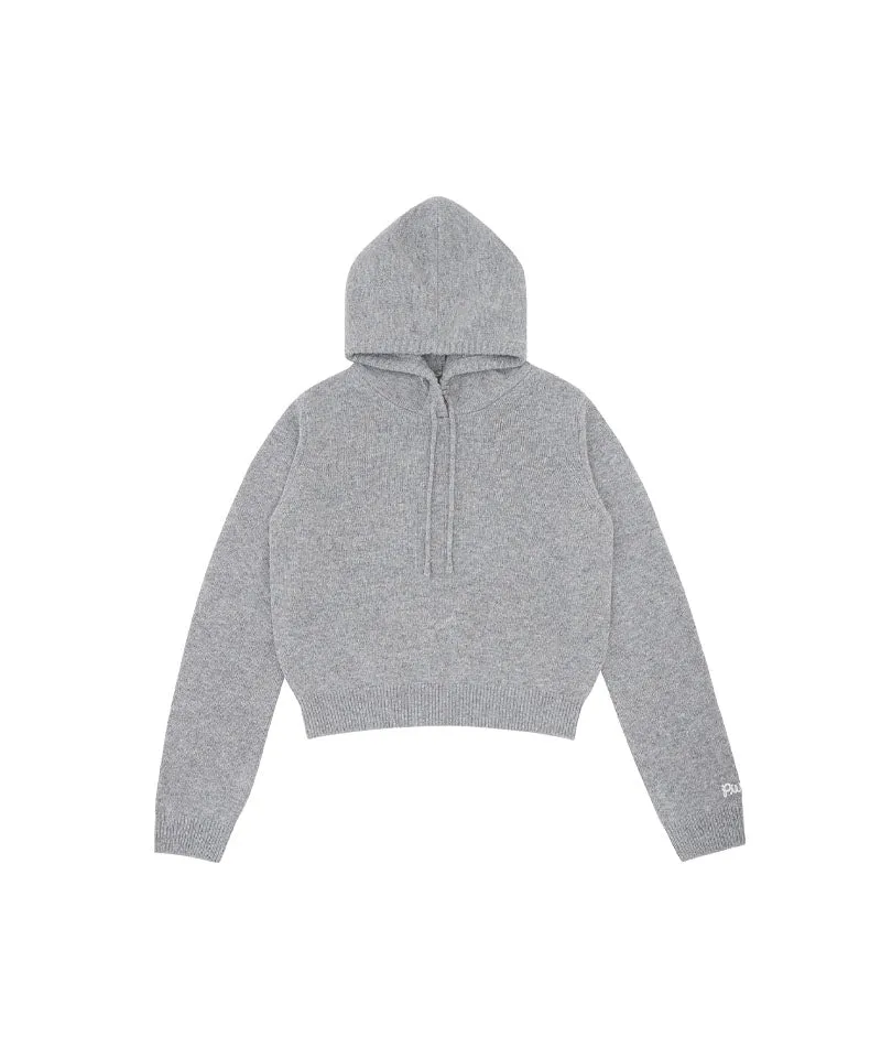 PIV'VEE Cashmere Hoodie - Heather Gray