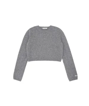 PIV'VEE Cashmere Pullover - Heather Gray