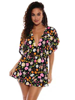 Playera V Neck Ruffle Dress ::RET