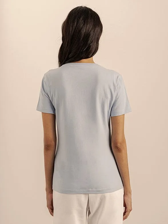 Polo Ladies Sadie Beaded Tee Blue